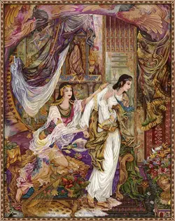 نخ و نقشه یوسف و زلیخا در آیینه شاعران