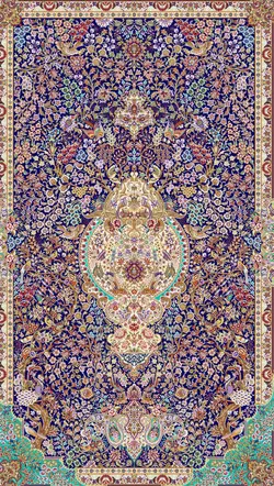 نخ و نقشه فرش اصفهان صوفیان
