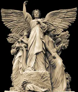 نخ و نقشه تندیس سه فرشته