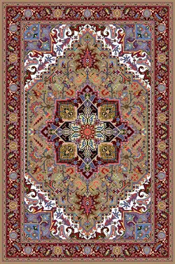 نخ و نقشه هریس تبریز صادراتی پرابریشم