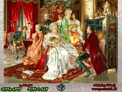 نخ و نقشه فرانسوی محفل موسیقی