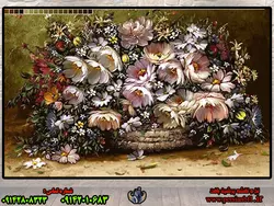 نخ و نقشه گل و گلدان باغ و صحرا