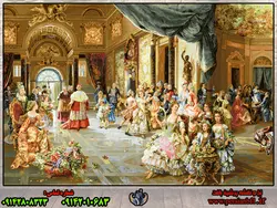 نخ و نقشه فرانسوی مهمانی پاپ خاص