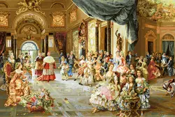 نخ و نقشه فرانسوی مهمانی پاپ خاص