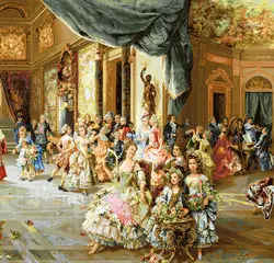 نخ و نقشه فرانسوی مهمانی پاپ خاص