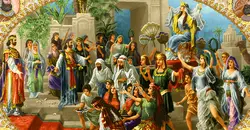 نخ و نقشه تاجگذاری سلیمان اختصاصی