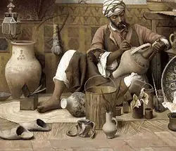 تابلوفرش کوزه گر نخ و نقشه تبریز