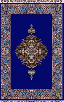 نخ و نقشه زیرپایی طرح کف ساده رنگبندی 3
