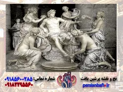 خرید نخ و نقشه تابلوفرش خلقت ادم