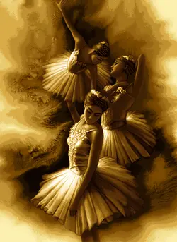 خرید نخ و نقشه تابلوفرش طرح رقص