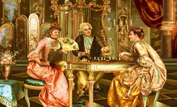 خرید نخ و نقشه تابلوفرش شطرنج باز جدید