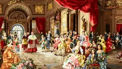 خرید نخ و نقشه فرانسوی مهمانی پاپ