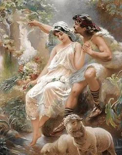 نخ و نقشه آدم و حوا