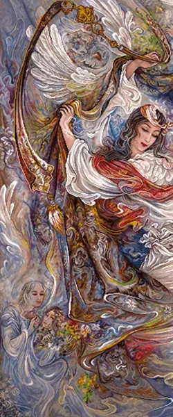 نخ و نقشه پرده اسرار نفیس سایز یک