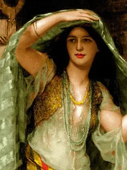 نخ و نقشه تابلو فرش دختر انتظار