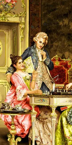 نخ و نقشه تابلو فرش شطرنج باز