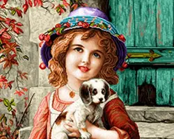 نخ و نقشه تابلو فرش لیندا سایز بزرگ