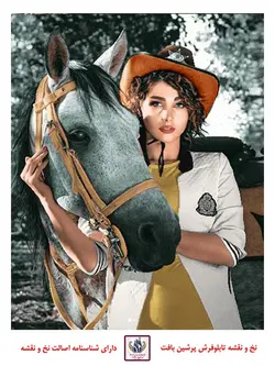 نخ و نقشه تابلوفرش رعنا