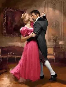 نخ و نقشه تابلوفرش رقص تانگو