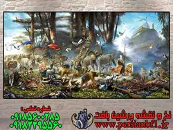 نخ و نقشه تابلوفرش کشتی نوح
