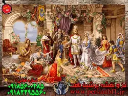 نخ و نقشه تاجگذاری حضرت سلیمان