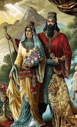 نخ و نقشه تبریز کوروش کبیر