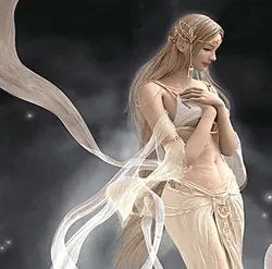 نخ و نقشه تک چهره طرح الهه محبت