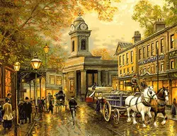 نخ و نقشه خیابان شانزه لیزه