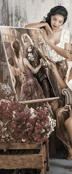 نخ و نقشه رویای نقاشی سایز 1