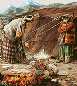 نخ و نقشه زندگی عشایر سایز تشعیر