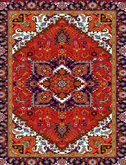 نخ و نقشه زیرپایی هریس کوچک