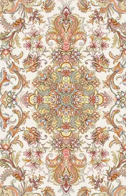 نخ و نقشه شاه عباسی 10-بدون ابریشم