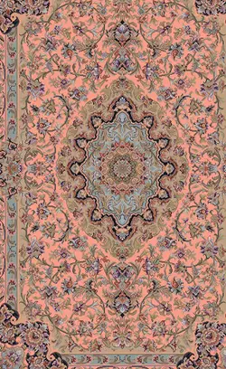 نخ و نقشه شاه عباسی رنگبندی 1