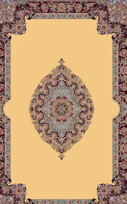 نخ و نقشه شاه عباسی درشتبافت 6 متری رنگبندی 5