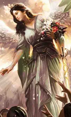 نخ و نقشه فرانسوی الهه مهربانی