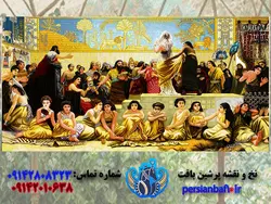 نخ و نقشه فرانسوی طرح بازار برده فروشان