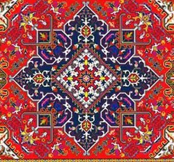 نخ و نقشه فرش هریس 2