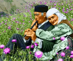 نخ و نقشه فلوت زن عشایر