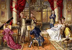 نخ و نقشه کلاس موسیقی