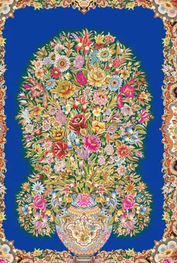 نخ و نقشه گل و گلدان اصیل قم