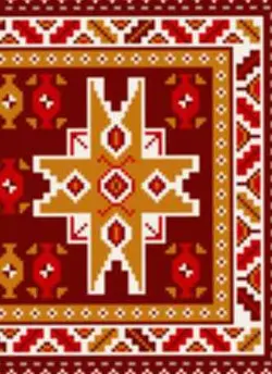 نخ و نقشه گلیم نائین