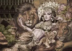 نخ و نقشه ملکه شیرها