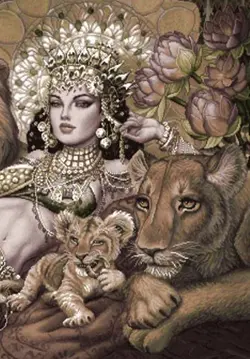 نخ و نقشه ملکه شیرها