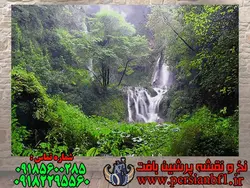 نخ و نقشه منظره آمازون