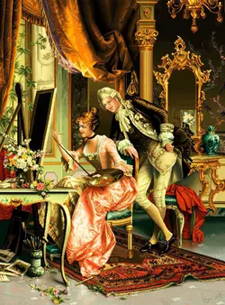 نخ و نقشه نقاشی ملکه بزرگ