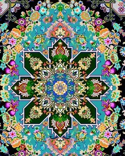 نخ و نقشه هریس سالاری (تیره)