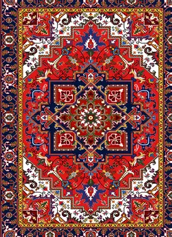 نخ و نقشه هریس زیرپایی