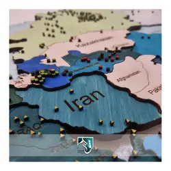 نقشه نفتی جهان مدل سه بعدی - اقلیما EMP09-L