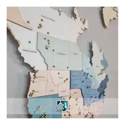 نقشه نفتی جهان مدل سه بعدی - اقلیما EMP09-L