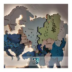 نقشه نفتی جهان مدل سه بعدی - اقلیما EMP09-L